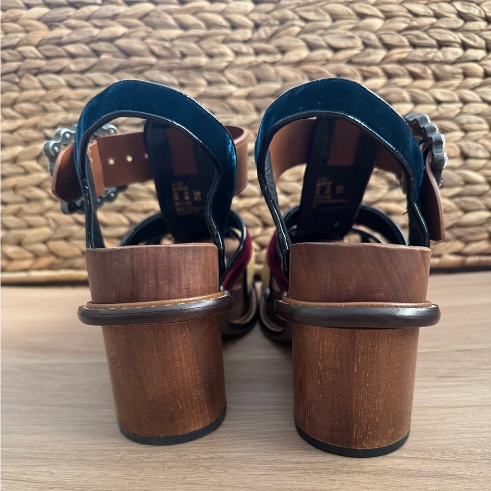 Coach Fisherman Clogs in Peacock Multi New in Box size 7 - Picture 9 of 14